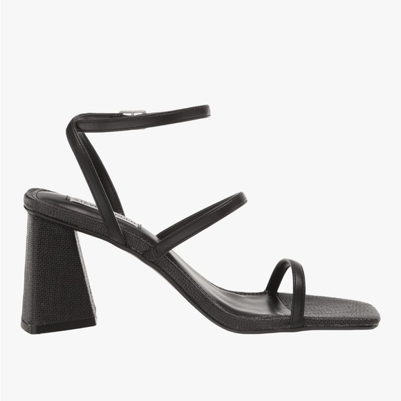 Steve Madden black Bayley heel 9 - Picture 2 of 6